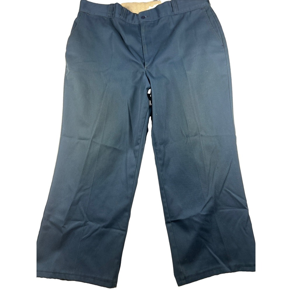 Vintage Big Mac Klondike Work Pants Mens  44x24 Khaki Blue Deadstock Made in USA